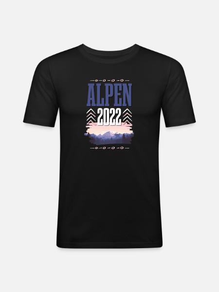 Alps 2022 - Men's Slim Fit T-Shirt - black