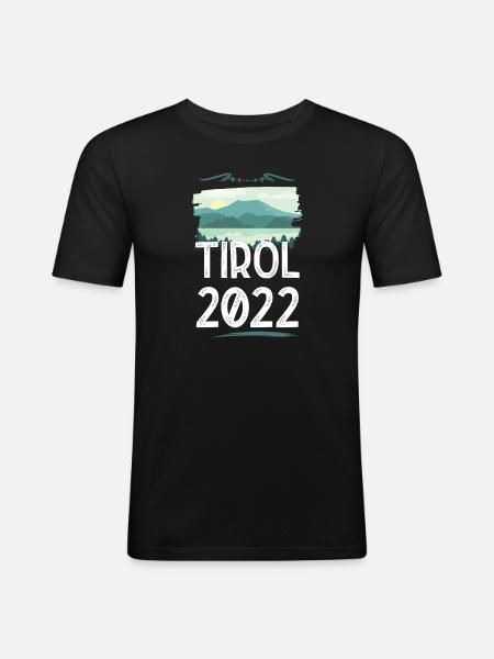 Tyrol 2022 - Men's Slim Fit T-Shirt - black