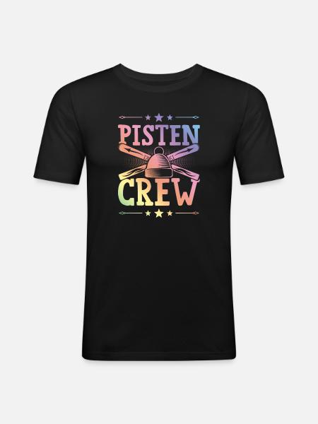 Slopes Crew - Men's Slim Fit T-Shirt - black