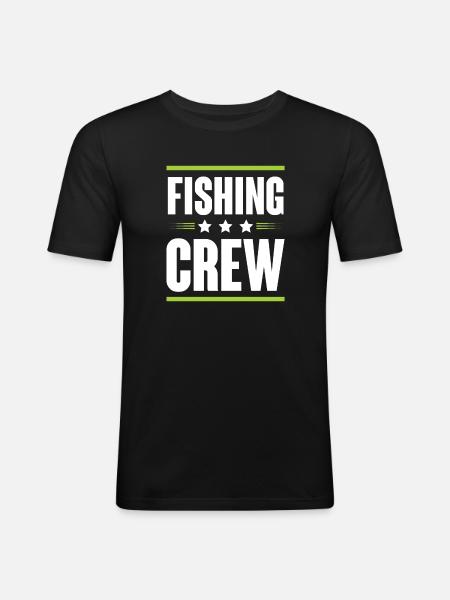 Fishing Crew - Men's Slim Fit T-Shirt - black