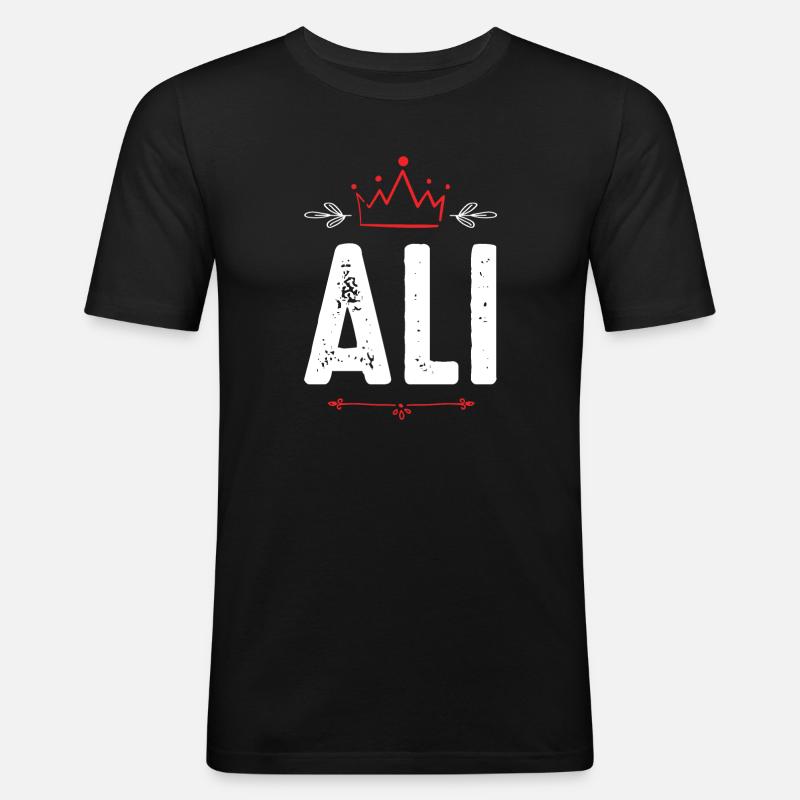 Ali - Men's Slim Fit T-Shirt - black