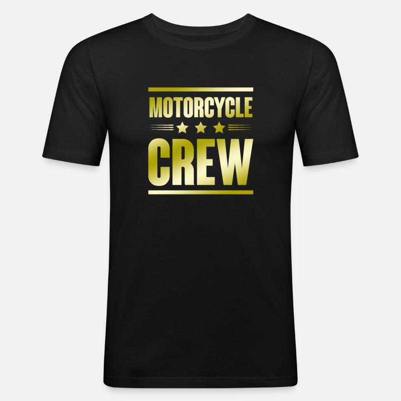 Motorcycle Crew - Men's Slim Fit T-Shirt - black