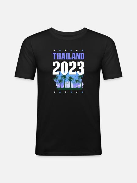 Thailand 2023 - Men's Slim Fit T-Shirt - black