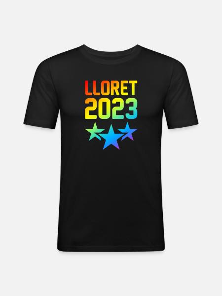 Lloret De Mar 2023 - Men's Slim Fit T-Shirt - black