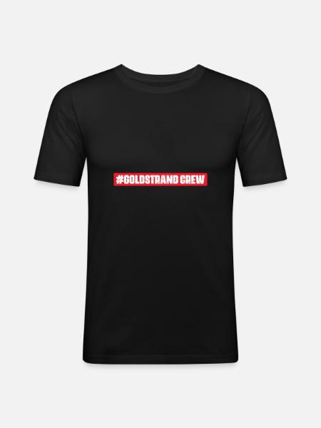 Golden Sands Crew - Men's Slim Fit T-Shirt - black