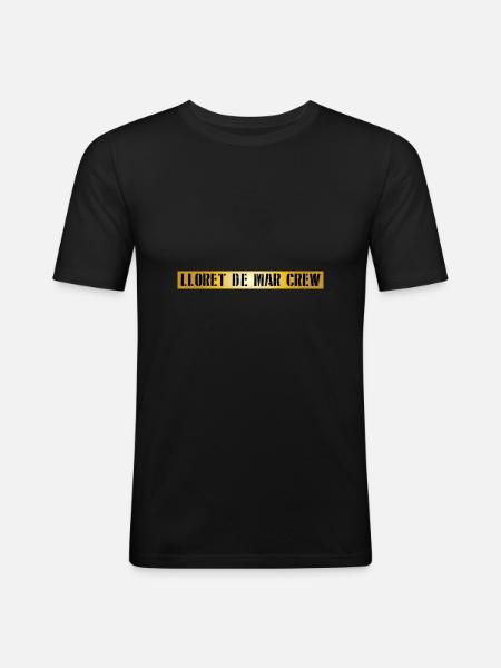 Lloret De Mar Crew - T-shirt près du corps Homme - noir