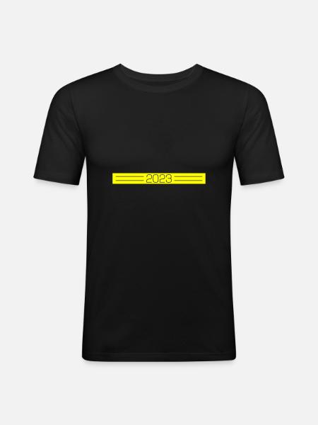 2023 Dash - Men's Slim Fit T-Shirt - black