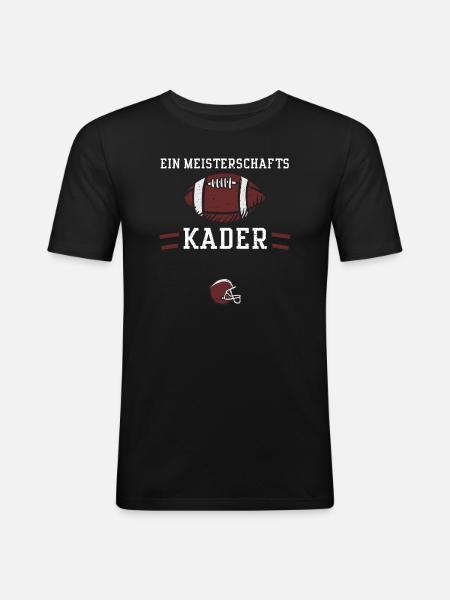 Ein Meisterschafts Kader - Männer Slim Fit T-Shirt - Schwarz