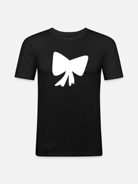 Loop pattern icon - Men's Slim Fit T-Shirt - black
