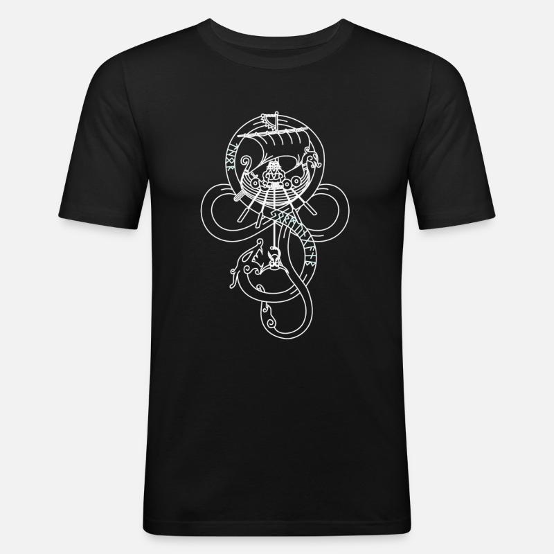 Thor - Männer Slim Fit T-Shirt - Schwarz