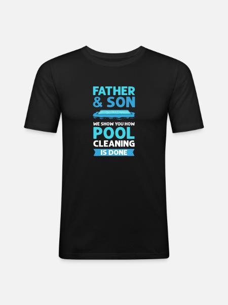 Father - Men's Slim Fit T-Shirt - black