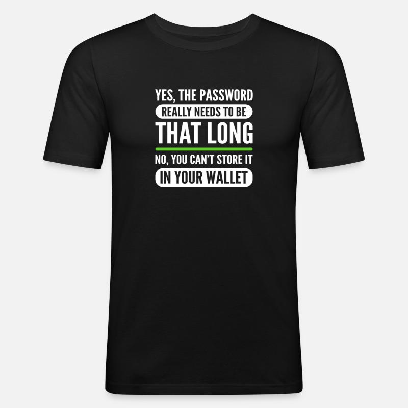 White Hat Hacker. Cyber-krieger. - Männer Slim Fit T-Shirt - Schwarz