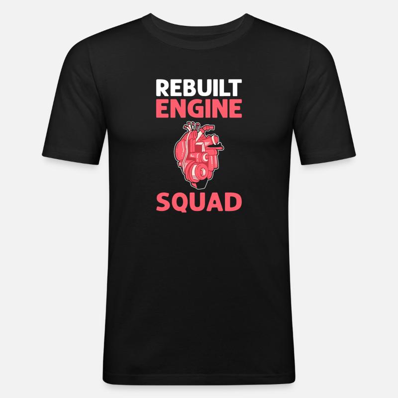 Commande machine convertie. - T-shirt près du corps Homme - noir