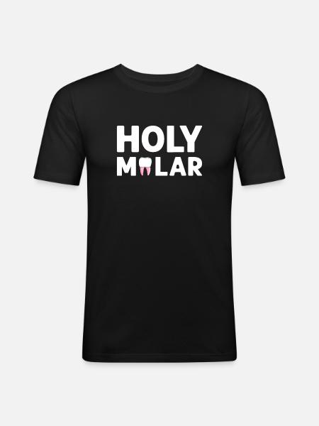 Saint Molar. Orthodontics - Men's Slim Fit T-Shirt - black