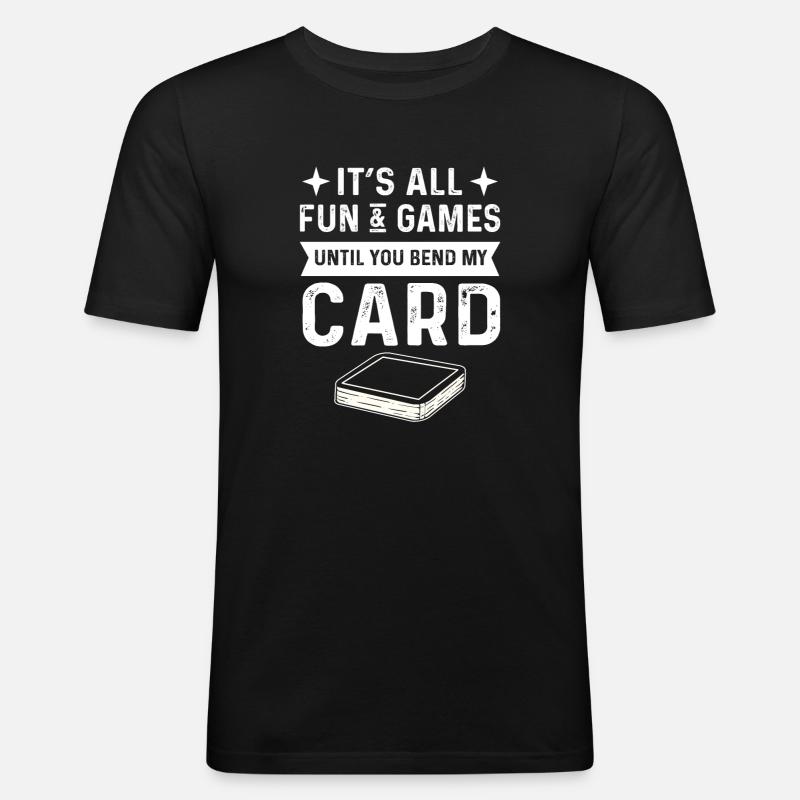 It's all fun - Men's Slim Fit T-Shirt - black