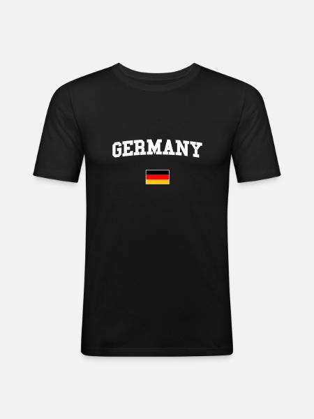 GERMANY - Men's Slim Fit T-Shirt - black