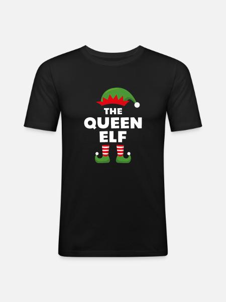 The Queen Elf - Men's Slim Fit T-Shirt - black