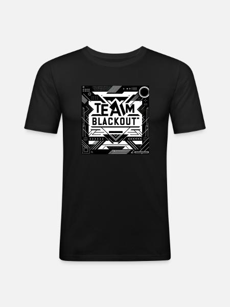 Team Blackout 4 - Men's Slim Fit T-Shirt - black