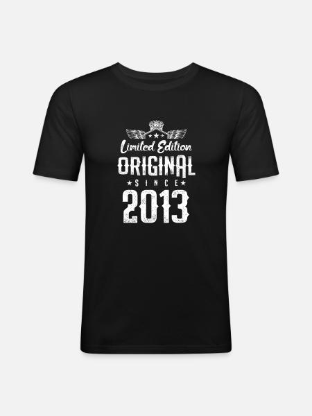 2013 limited edition - Men's Slim Fit T-Shirt - black