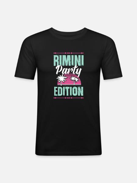 Rimini Party Edition - Men's Slim Fit T-Shirt - black