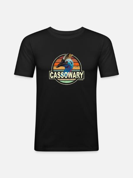 CASSOWARY australia - Men's Slim Fit T-Shirt - black