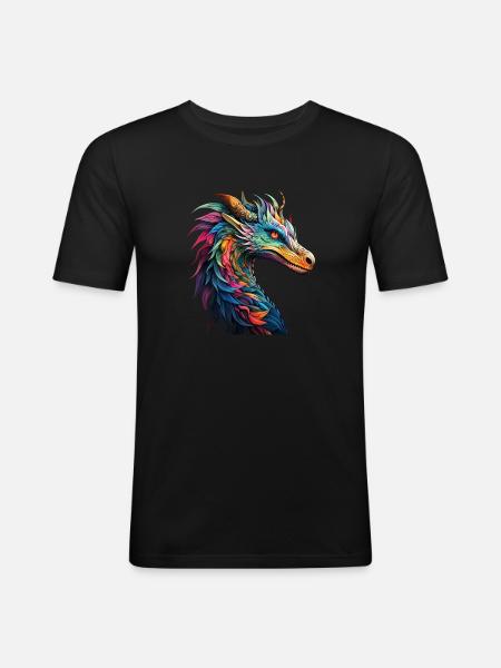 Dragon - Men's Slim Fit T-Shirt - black