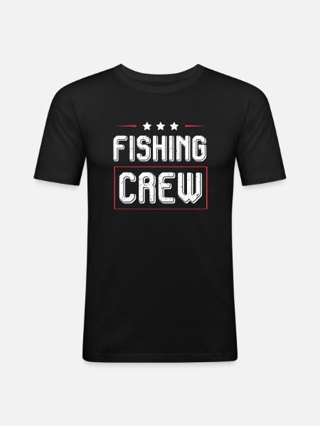Fishing Crew - Men's Slim Fit T-Shirt - black