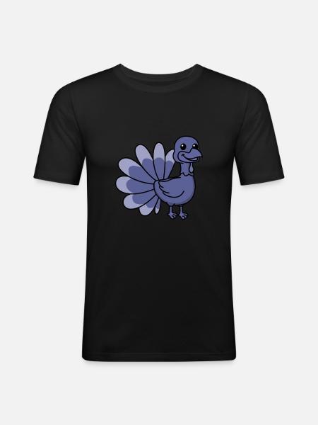 Truthan Comic Tier - Männer Slim Fit T-Shirt - Schwarz