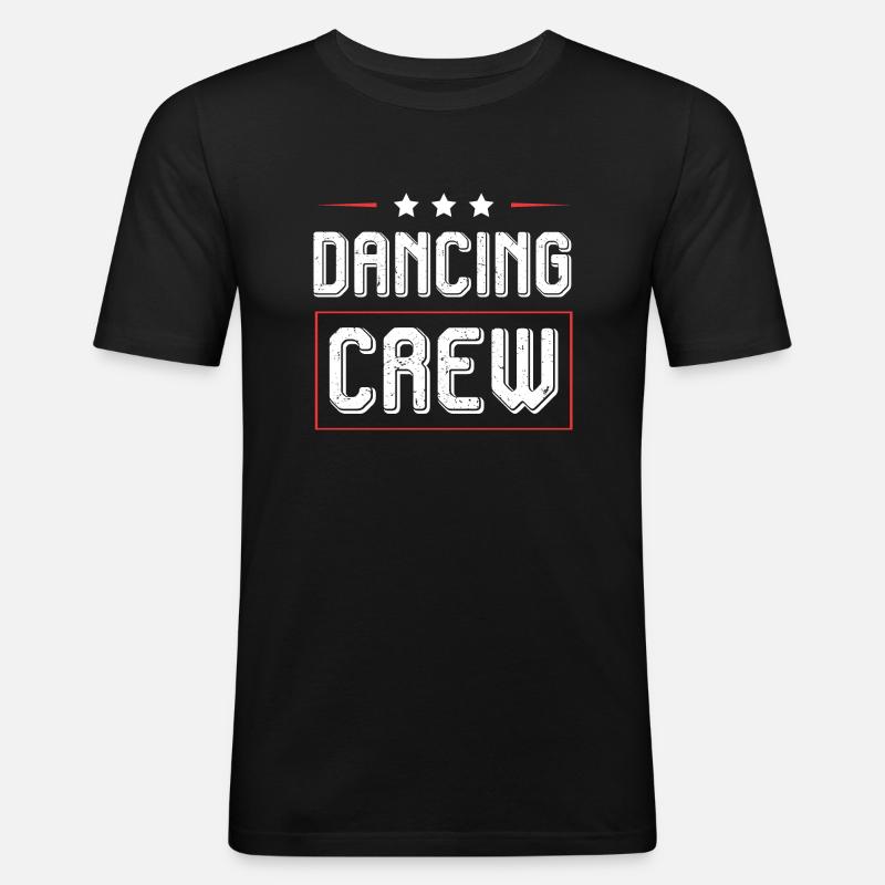 Équipe de danse - T-shirt près du corps Homme - noir