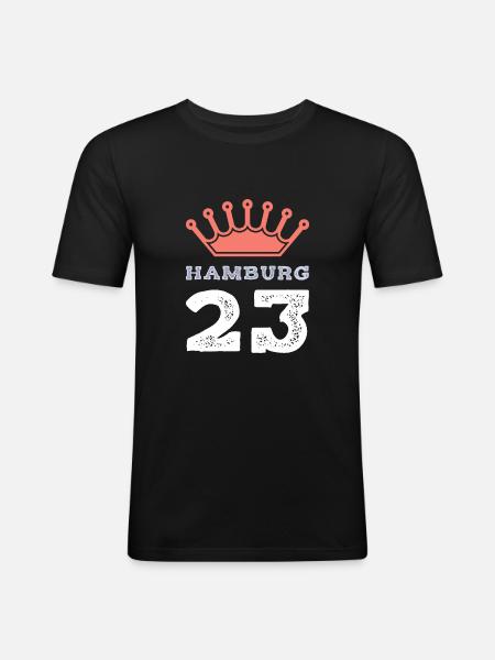 Hambourg 23 Maillot 2023 - T-shirt près du corps Homme - noir