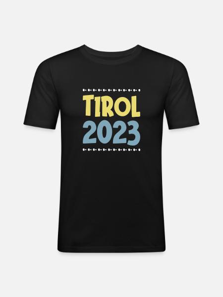 Tyrol 2023 - T-shirt près du corps Homme - noir