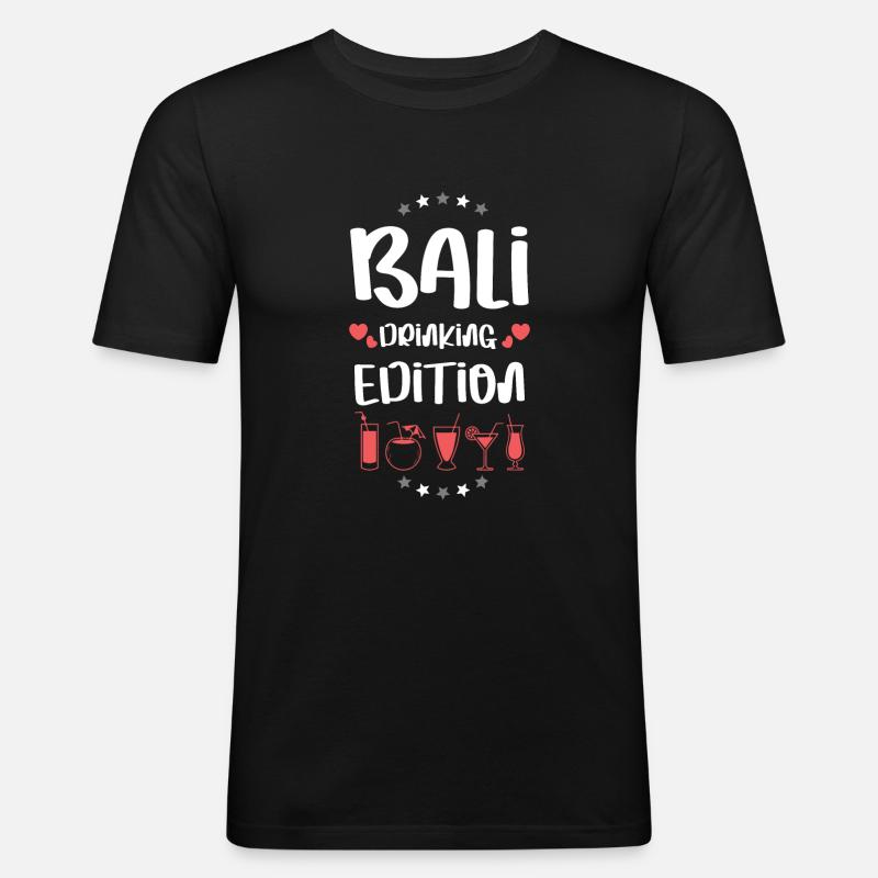 Bali Drinking Team - Men's Slim Fit T-Shirt - black