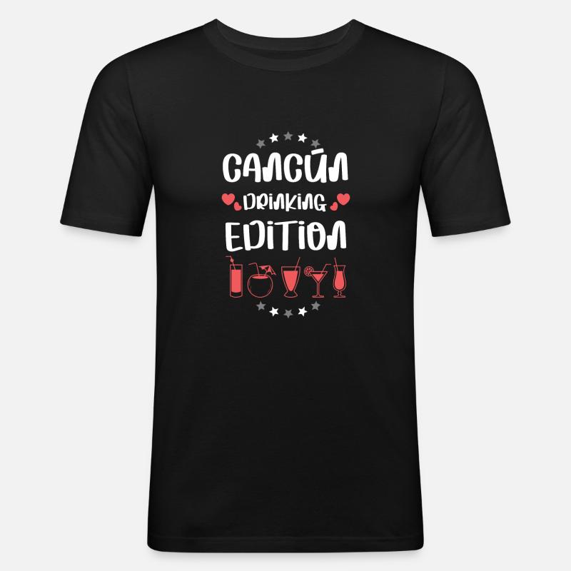 Équipe de consommation de Cancun - T-shirt près du corps Homme - noir