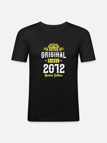2012 Limited Edition - Men's Slim Fit T-Shirt - black