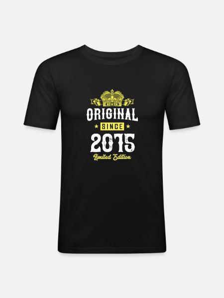 2015 Limited Edition - Men's Slim Fit T-Shirt - black