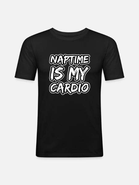 Nap, sleep, sleep - Men's Slim Fit T-Shirt - black