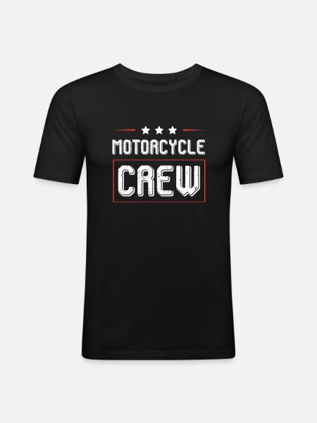 Motorcycle Crew - Men's Slim Fit T-Shirt - black