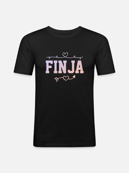 Jennifer - Men's Slim Fit T-Shirt - black