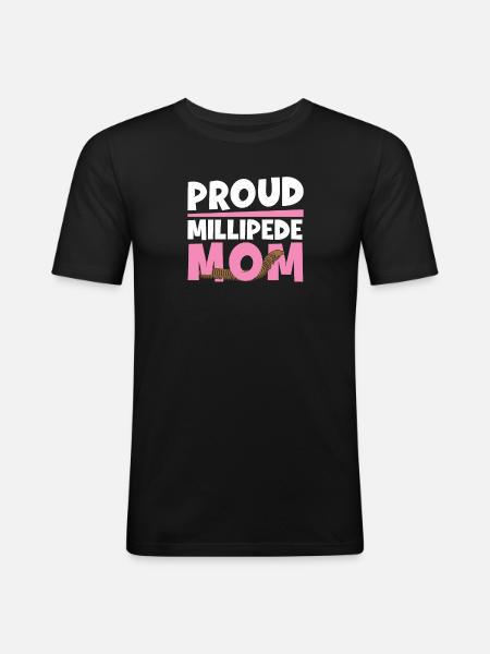 Fantastische Tausendfüßlermutter für einen - Männer Slim Fit T-Shirt - Schwarz