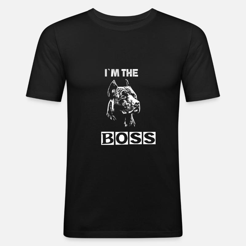 Boss Design - Männer Slim Fit T-Shirt - Schwarz