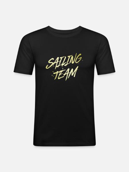 Sailing Team - Men's Slim Fit T-Shirt - black