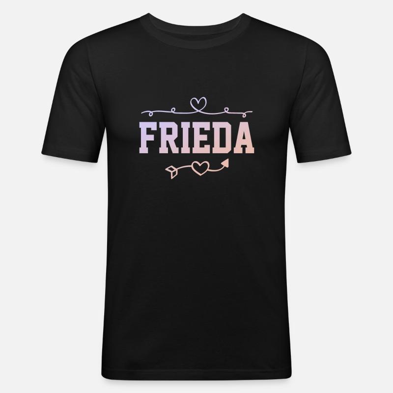 Frieda - T-shirt près du corps Homme - noir