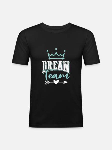 Dream Team - Men's Slim Fit T-Shirt - black