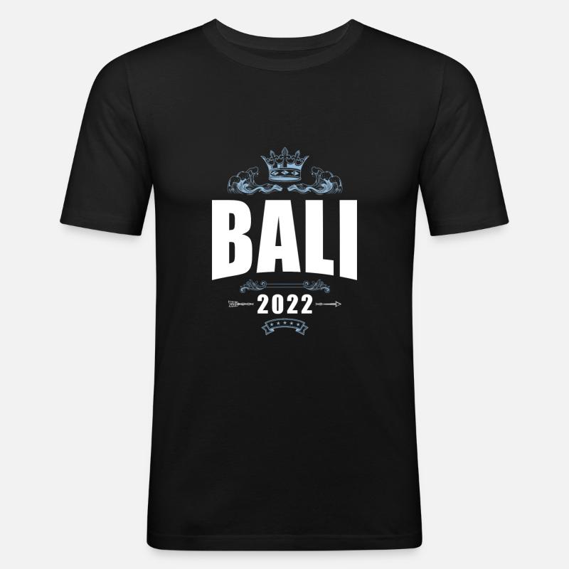 Bali 2022 - Men's Slim Fit T-Shirt - black