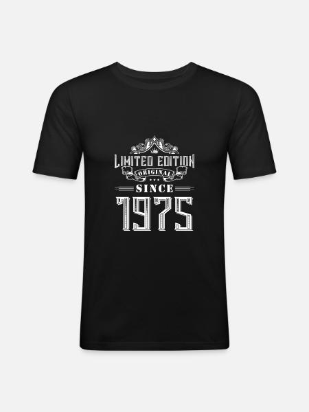 1975 limited edition - Men's Slim Fit T-Shirt - black