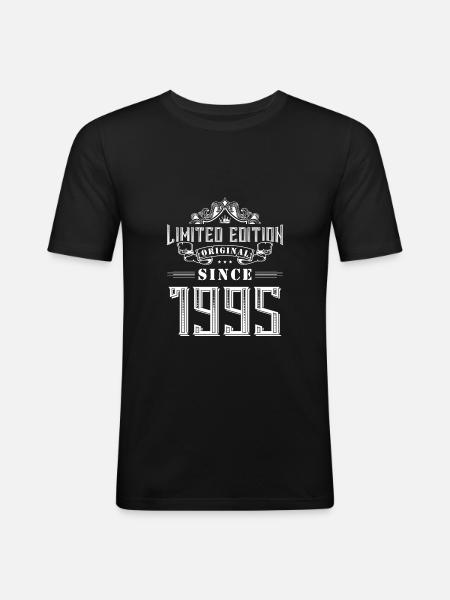 Édition limitée 1995 - T-shirt près du corps Homme - noir