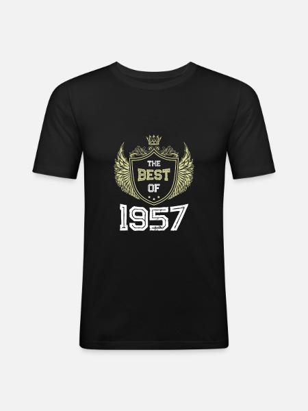 1957 best of - Men's Slim Fit T-Shirt - black