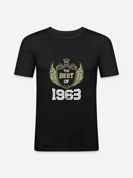 1963 best of - Men's Slim Fit T-Shirt - black