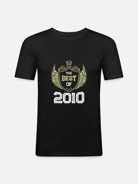 2010 best of - Men's Slim Fit T-Shirt - black