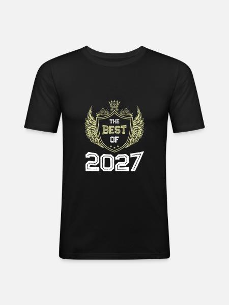 2027 best of - Men's Slim Fit T-Shirt - black